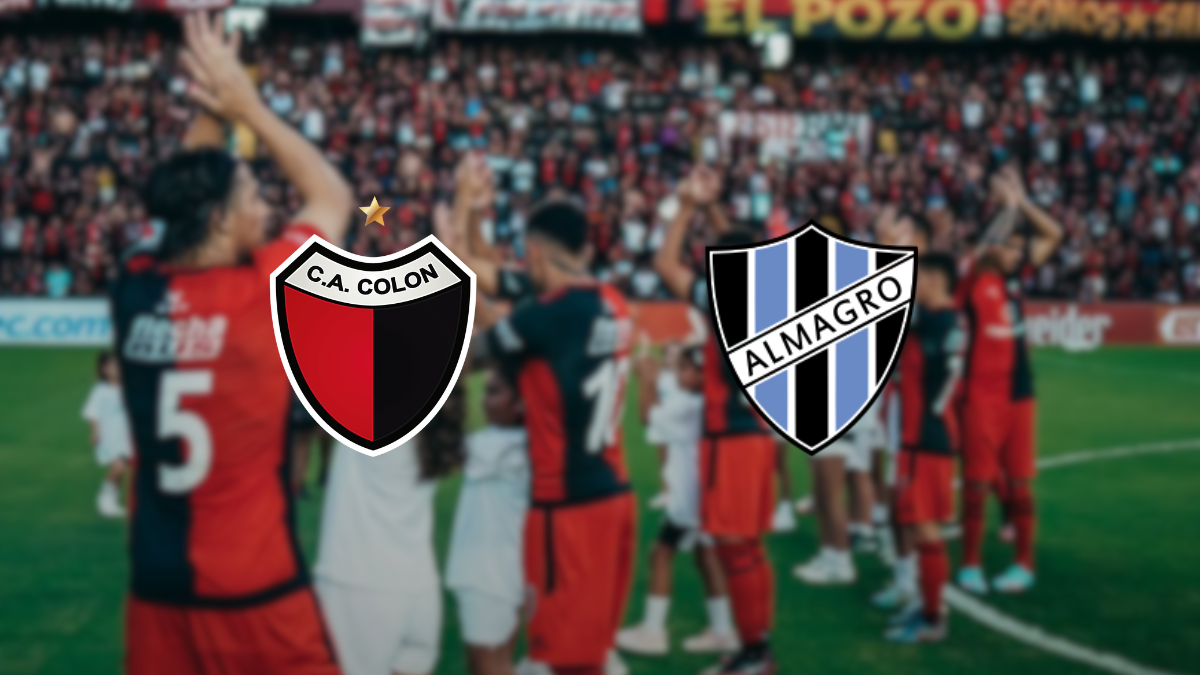 Cambió el horario del partido de Colón vs. Almagro