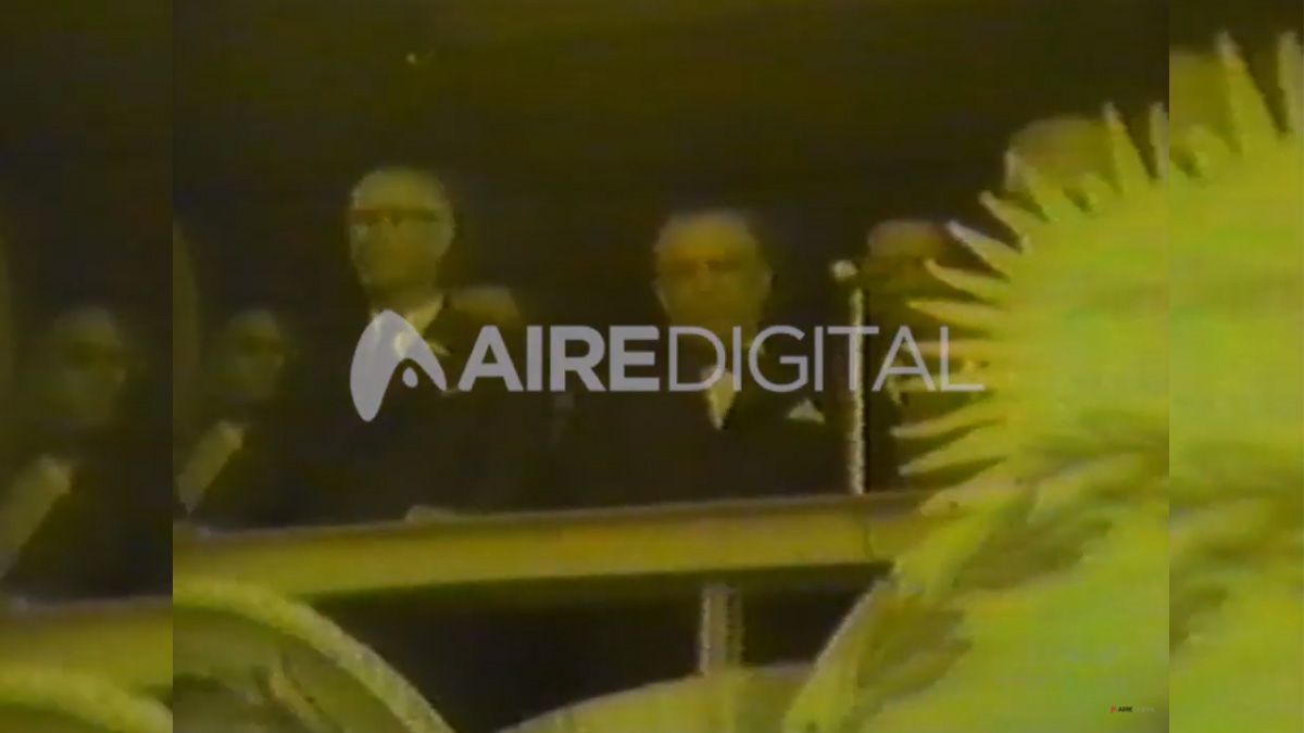 El día que Frondizi dio inicio a las obras del Túnel Subfluvial, pero solo habló de política exterior independiente