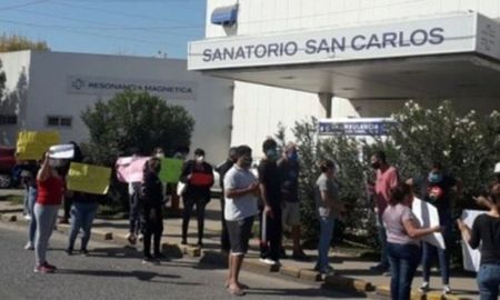 Sanatorio San Carlos cerrado tras detectarse 23 casos positivos de coronavirus. Foto El Día de Escobar Sanatorio San Carlos cerrado tras detectarse 23 casos positivos de coronavirus. Foto El Día de Escobar