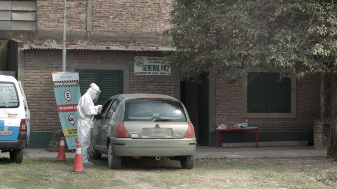 En Santo Tomé instalaron una posta de hisopados en la vecinal “General Paz” ubicada en Candioti 4800.