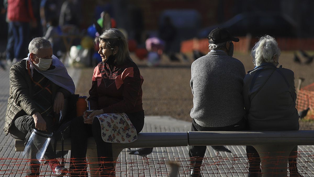 El porcentaje de camas de adultos del servicio ocupado en el país era del 58 por ciento.