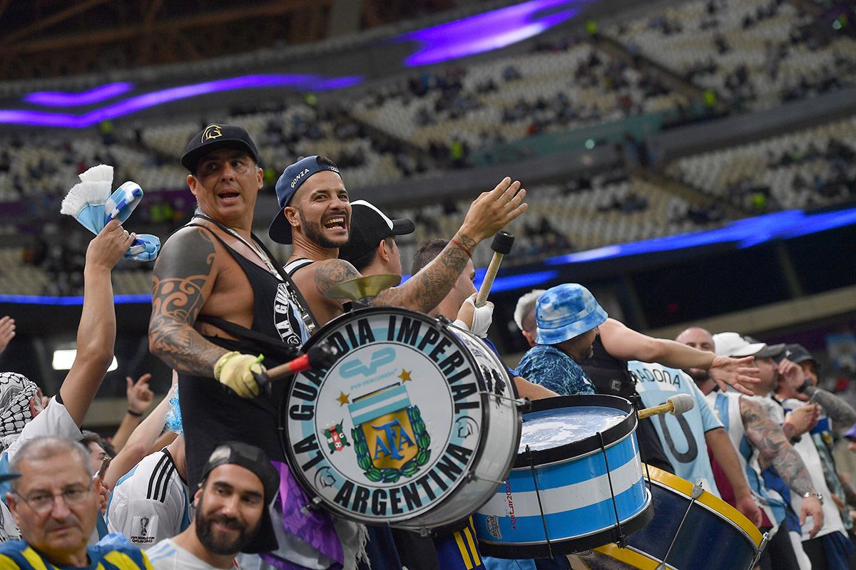 Se esperan más de 40 mil argentinos en las tribunas del estadio Lusail en el partido. frente a Croacia