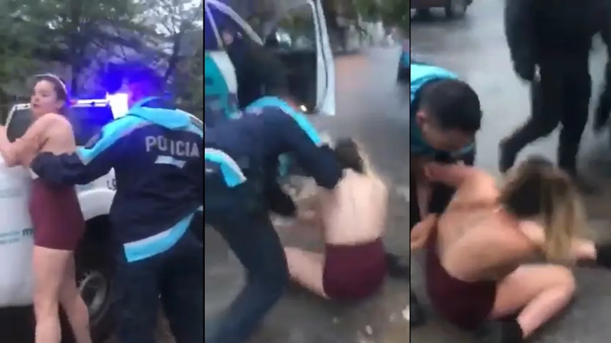 Abuso policial en Mar del Plata: un efectivo zamarreó y tiró al piso a una joven para esposarla a la salida de un boliche