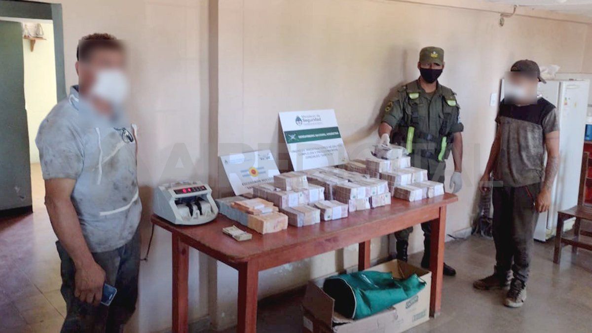 El dinero quedó secuestrado a disposición de la justicia hasta que se presente la documentación correspondiente