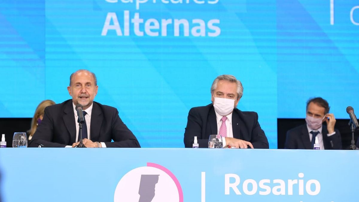 Los proyectos incluyen obras hídricas, sanitarias, de restauración del Monumento a la Bandera, de infraestructura universitaria, y de reparación y repavimentación de rutas, entre otras.