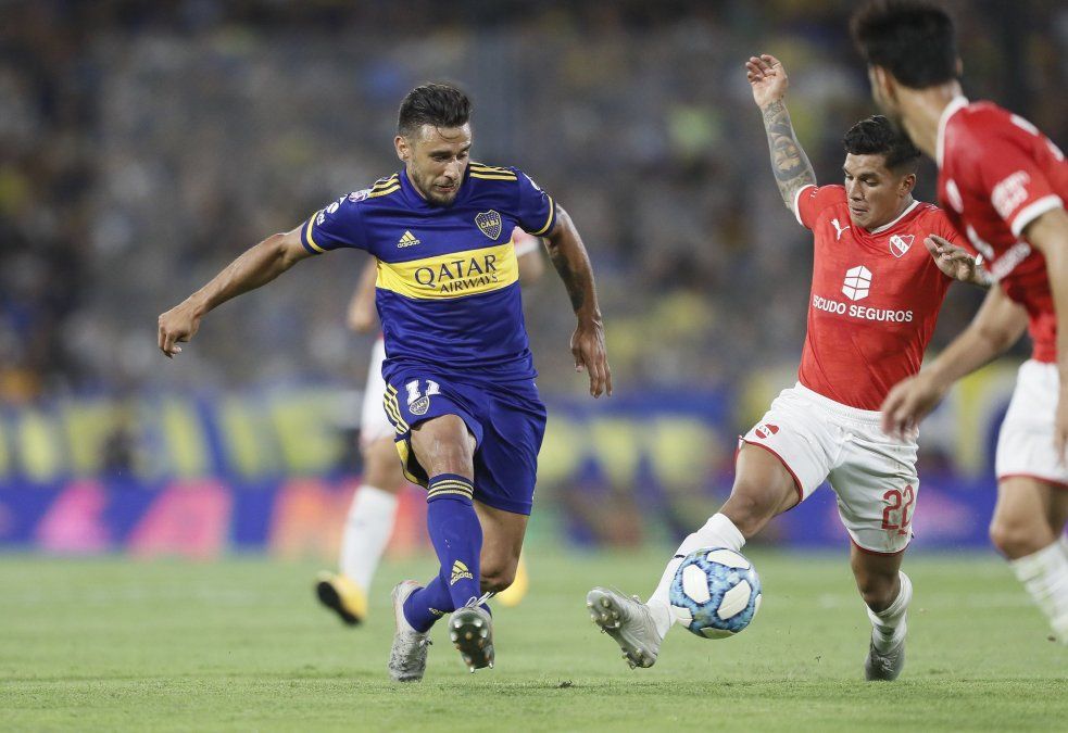 En un partido cargado de tensión, Boca e Independiente igualaron sin goles en la Bombonera