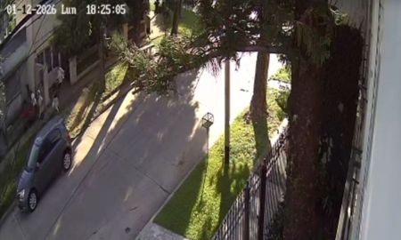 Video: los delincuentes escaparon sin lograr su cometido Video: los delincuentes escaparon sin lograr su cometido