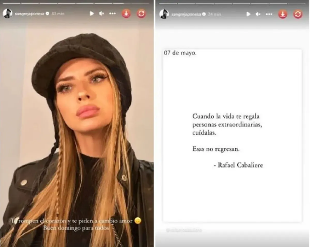 La China Suárez compartió unos duros mensajes probablemente dirigidos a Rusherking.