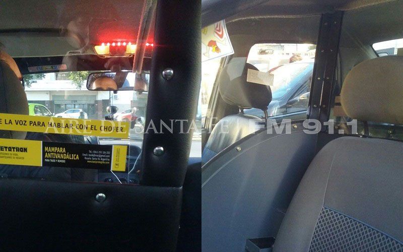 Saleme: “La mampara es una barrera física que protege la vida de los choferes”