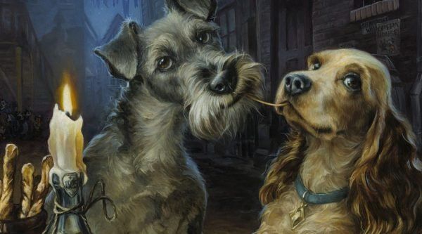 El primer póster “La Dama y El Vagabundo” revive una escena clásica