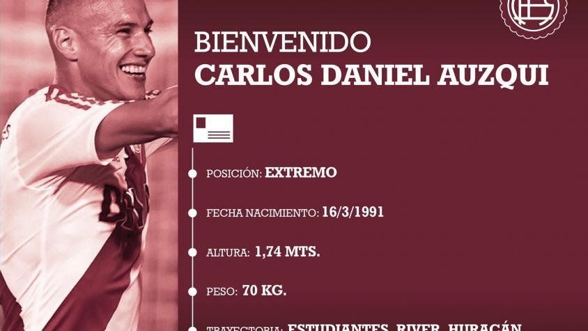 Carlos Auzqui, pretendido por Unión, se sumó a Lanús