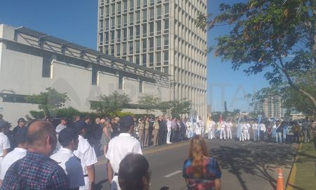 Tripulantes del ARA San Juan fueron homenajeados en Santa Fe. Tripulantes del ARA San Juan fueron homenajeados en Santa Fe.