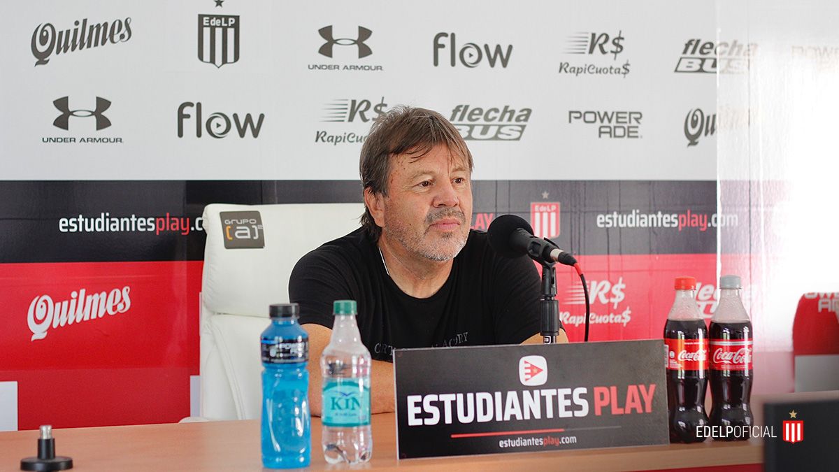 Ricardo Zielinsky habló en la previa al duelo entre Estudiantes de La Plata y Colón