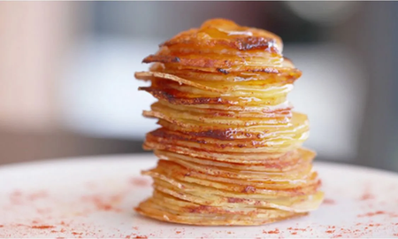 Mil hojas de papas: la receta perfecta para la cena Mil hojas de papas: la receta perfecta para la cena