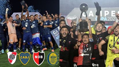 Con Colón presente, cómo quedó la tabla histórica de campeones del fútbol argentino: Boca y River, los más ganadores
