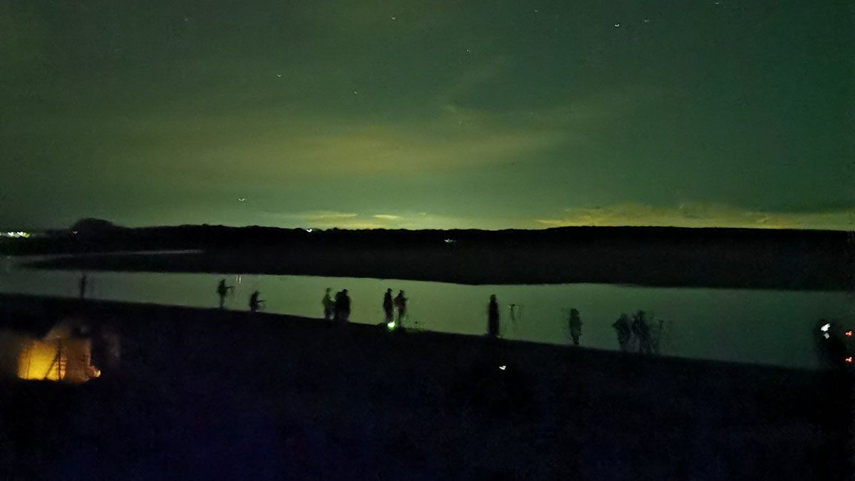 Auroras en Edimburgo el fin de semana.