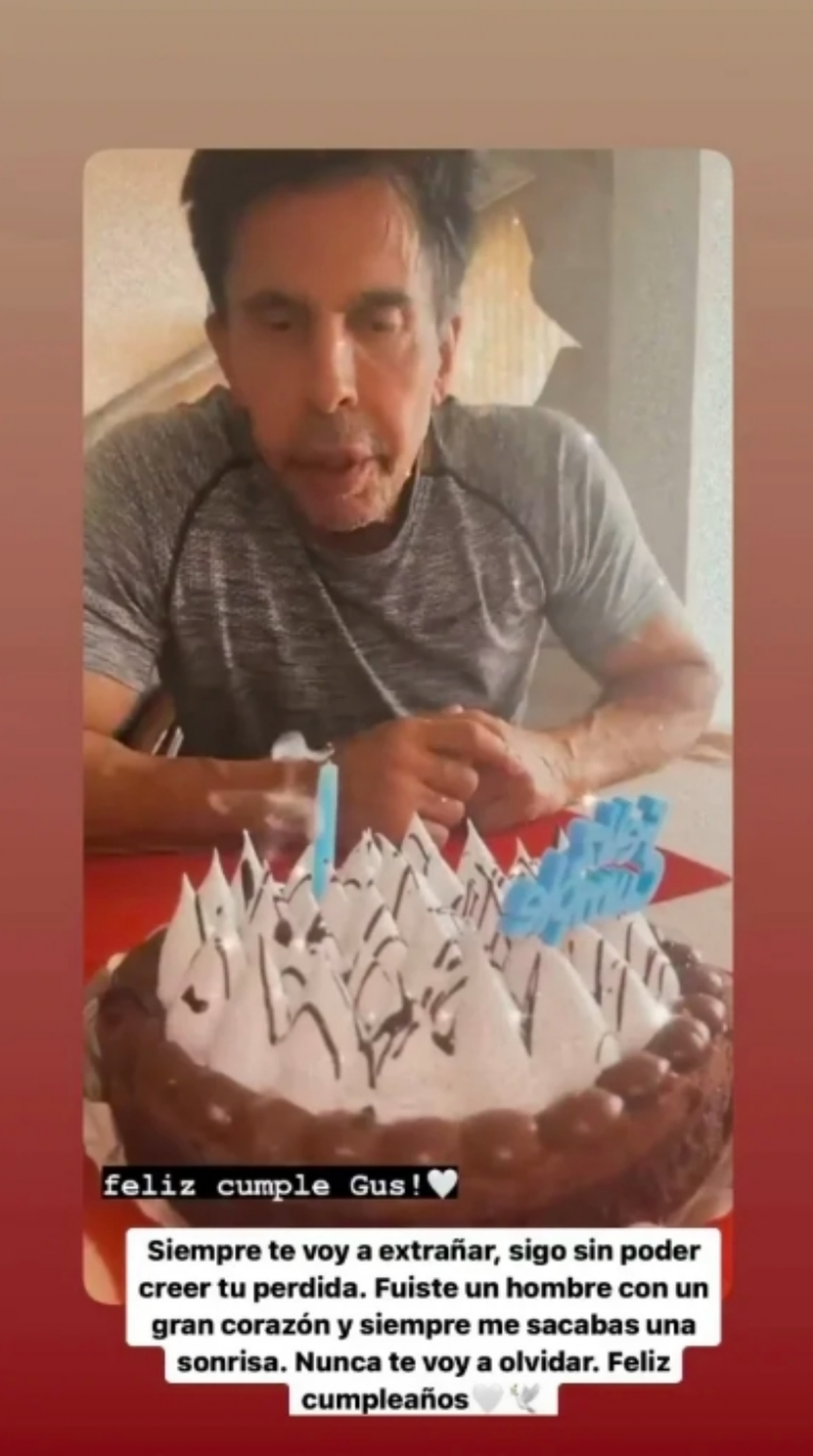 Este 4 de junio, Gustavo Martínez cumpliría 63 años de edad.