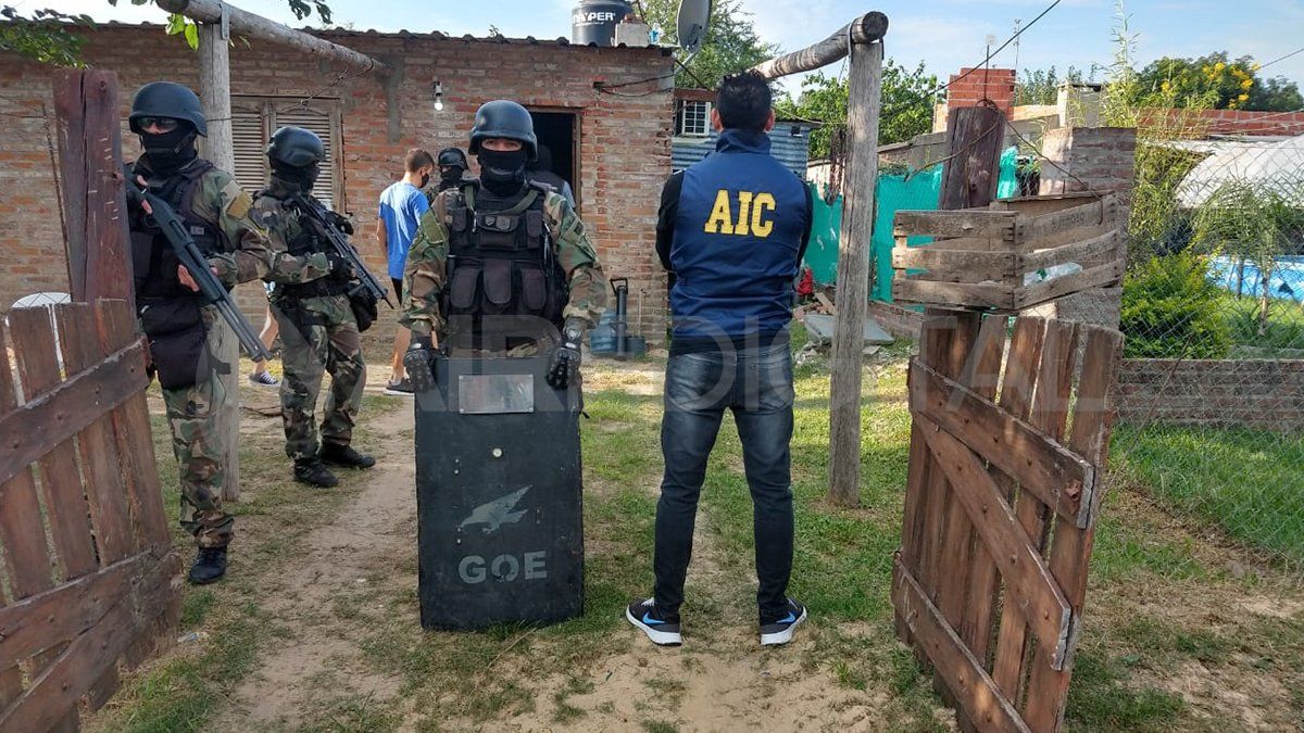 Los allanamientos se realizaron en Colastiné, Rincón y Sauce Viejo