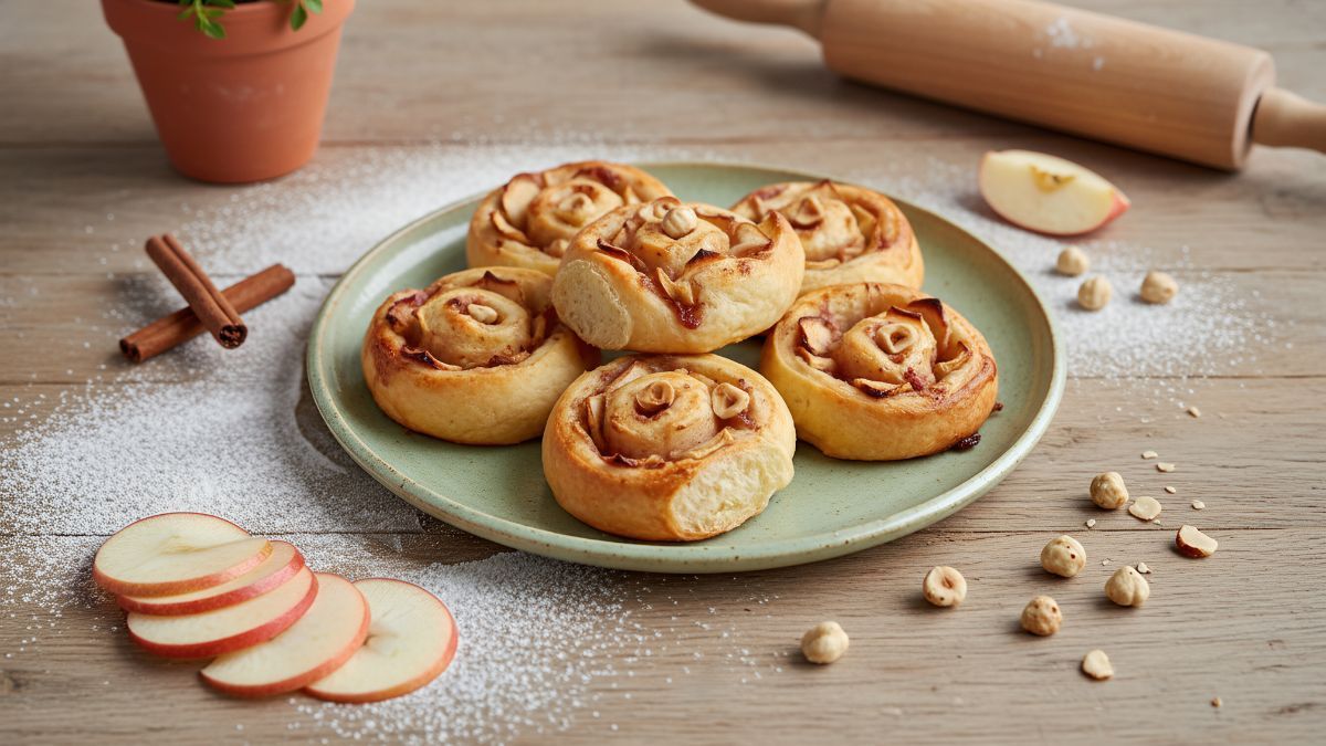 Roll de manzana: la receta fácil para hacer en casa y disfrutar en la merienda.