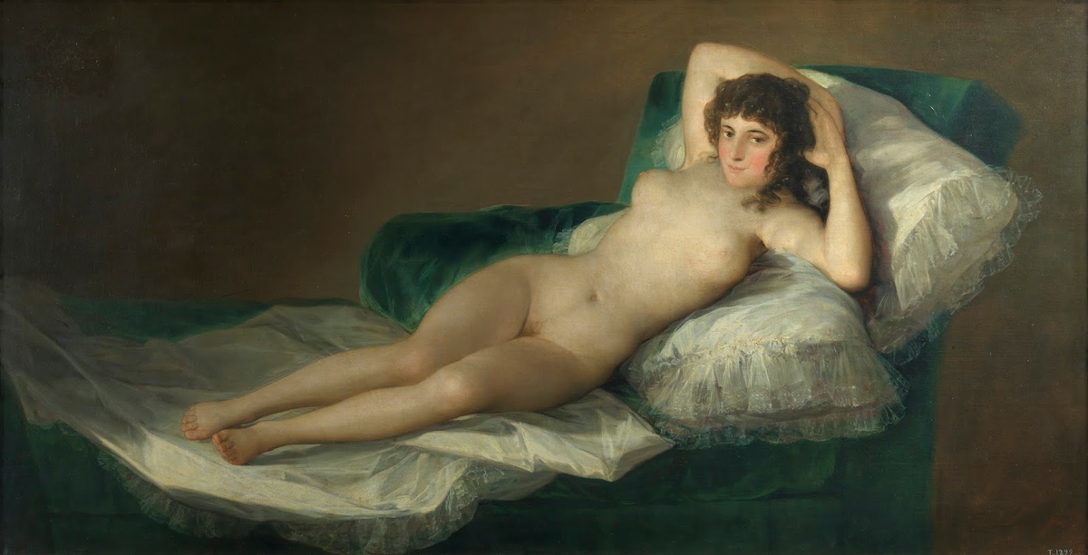 La Maja Desnuda, Goya.