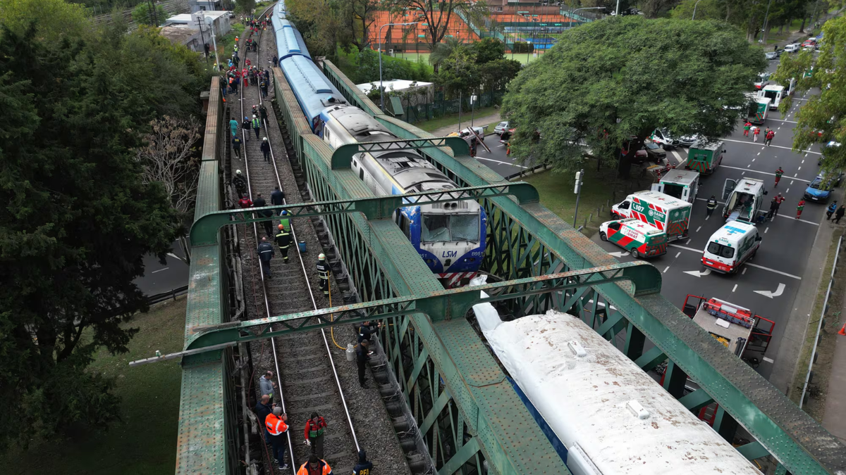 El duro relato de una testigo del choque trenes en Palermo.