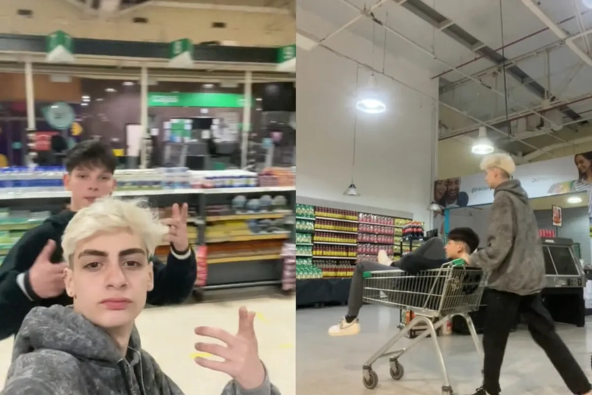Se escondieron en una góndola de supermercado y pasaron la noche ahí: qué hicieron y cómo terminaron