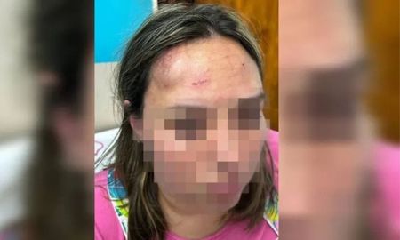 Una de las personas agredidas en Neuquén. Una de las personas agredidas en Neuquén.