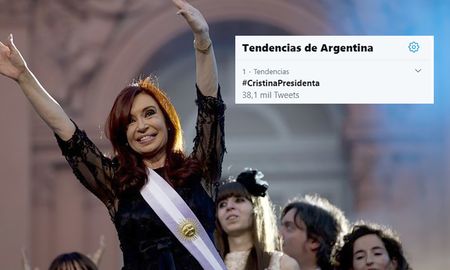 Durante cuatro días, Cristina Kirchner quedará a cargo de la presidencia de Argentina, un cargo interino que terminará cuando Alberto Fernández regrese al país, tras su viaje a Israel. Durante cuatro días, Cristina Kirchner quedará a cargo de la presidencia de Argentina, un cargo interino que terminará cuando Alberto Fernández regrese al país, tras su viaje a Israel.
