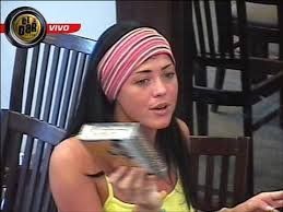 Pamela David en sus inicios durante el reality "El Bar".