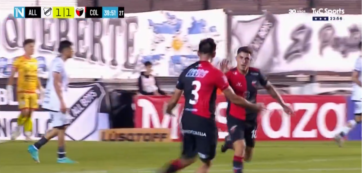 ¡Lo empató Colón! Joel Soñora marcó el 1-1 contra All Boys y se ilusiona el Sabalero