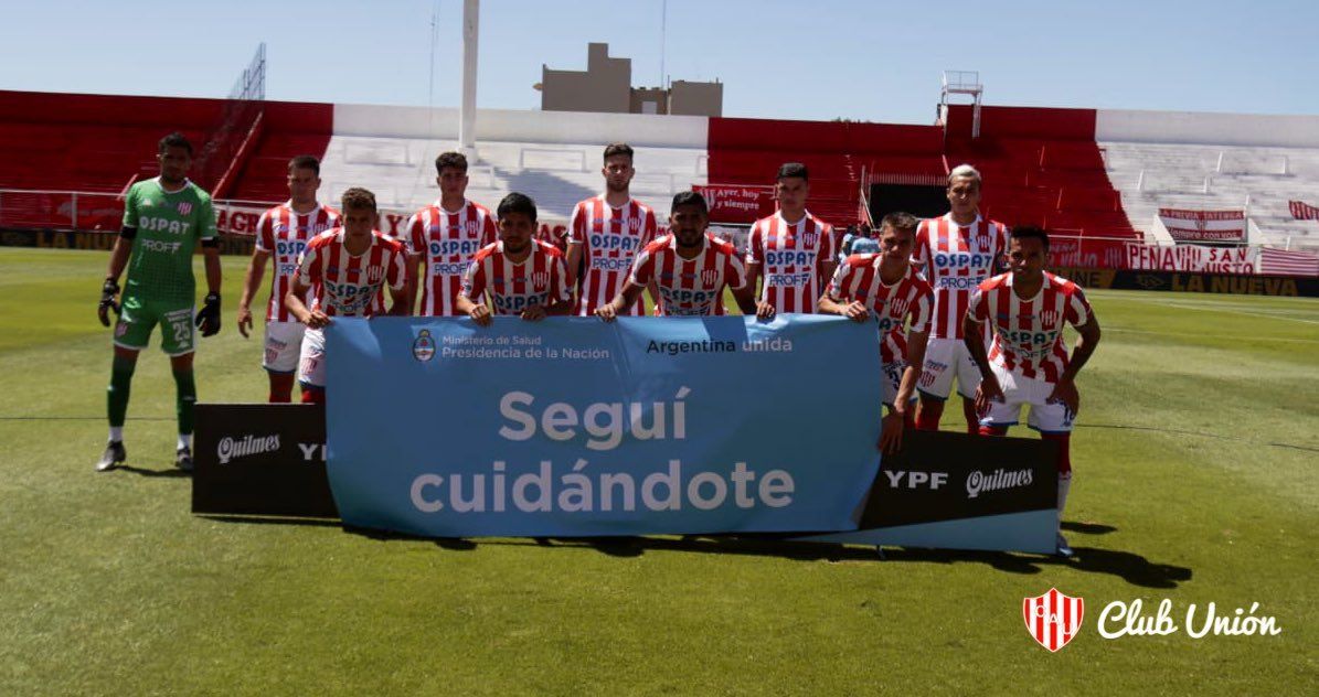 Frente a Arsenal en la Copa Maradona, Unión presentó un once titular con muchos jóvenes provenientes de las divisiones inferiores. Foto: Prensa Unión.