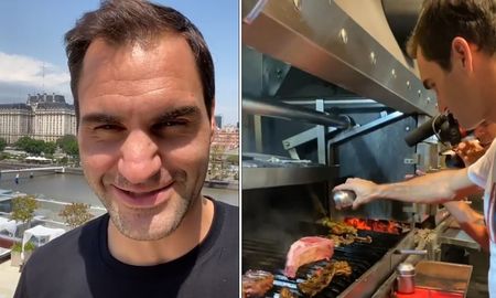 federer fue a comer un asado y compartio videos en redes federer fue a comer un asado y compartio videos en redes