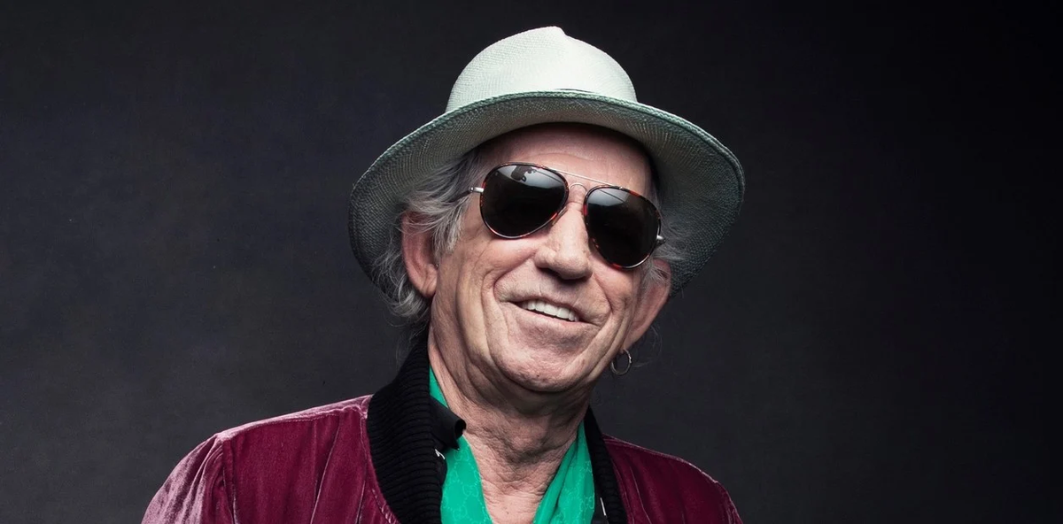 Keith Richards, fundador de la banda de rock The Rolling Stones