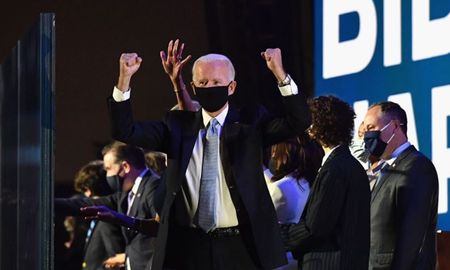 Biden prefirió así dar una imagen de gestión o de planificación del trabajo a futuro de quien se sabe ganador de las elecciones. Biden prefirió así dar una imagen de gestión o de planificación del trabajo a futuro de quien se sabe ganador de las elecciones.