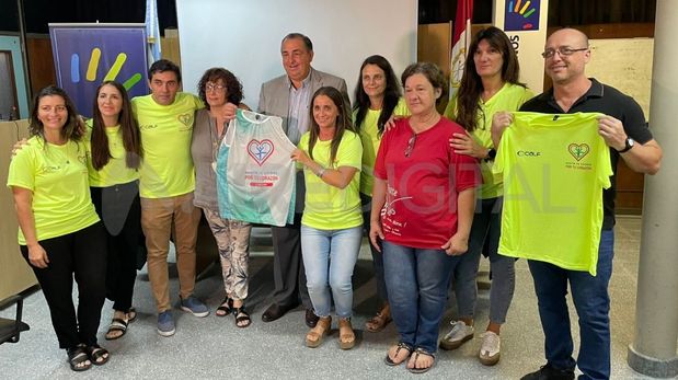 La presentación de la maratón se realizó este miércoles en el Hospital de Niños de Santa Fe.