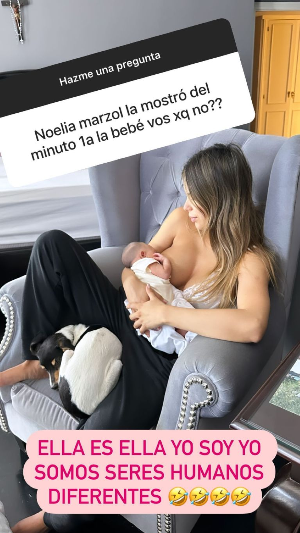 Barby Franco no quiso polemizar con la decisión de Noelia Marzol. 