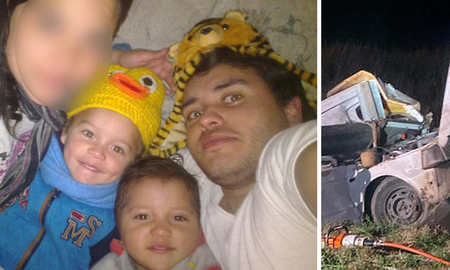 Ricardo Oliva y sus tres hijos murieron en el trágico choque ocurrido sobre la ruta nacional N° 19, entre las localidades cordobesas de El Tío y El Fuertecito.