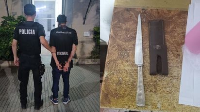 Santa Fe: detuvieron a un hombre que amenazó con un cuchillo a una mujer y la retuvo durante horas