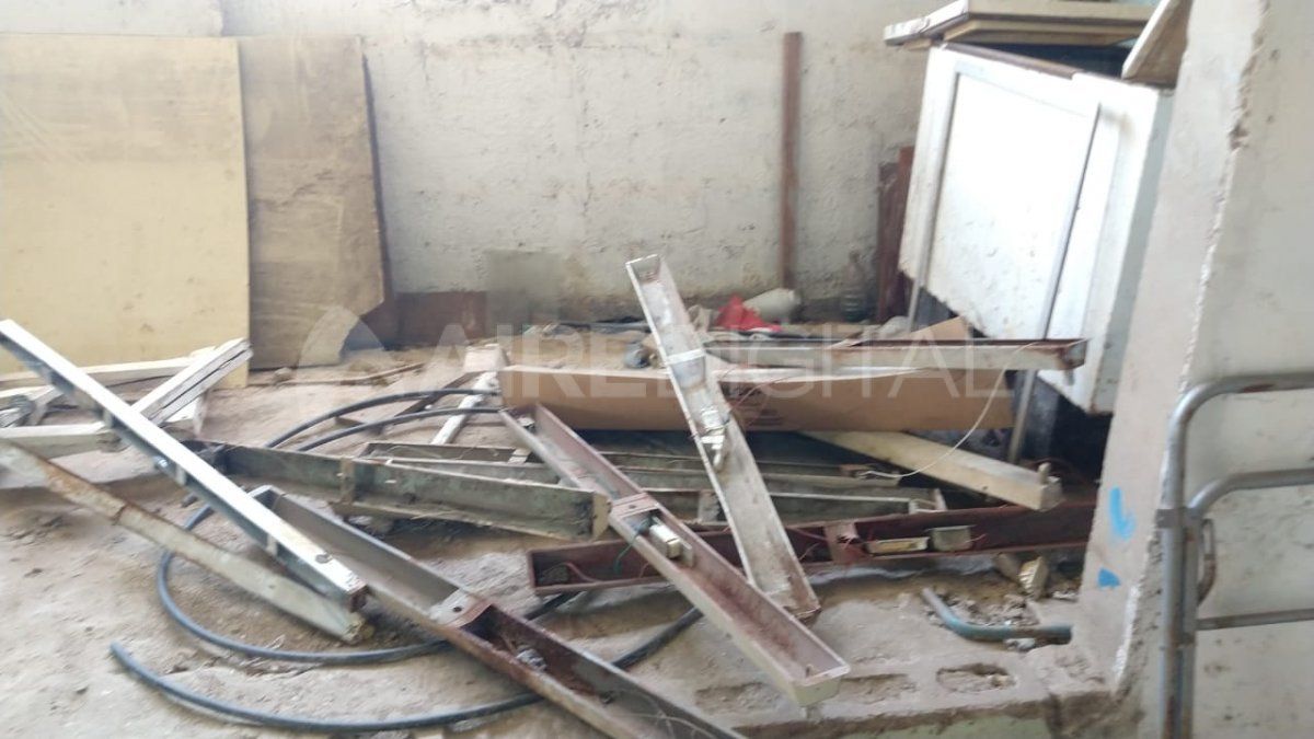 Lo poco que dejaron los delincuentes lo destrozaron