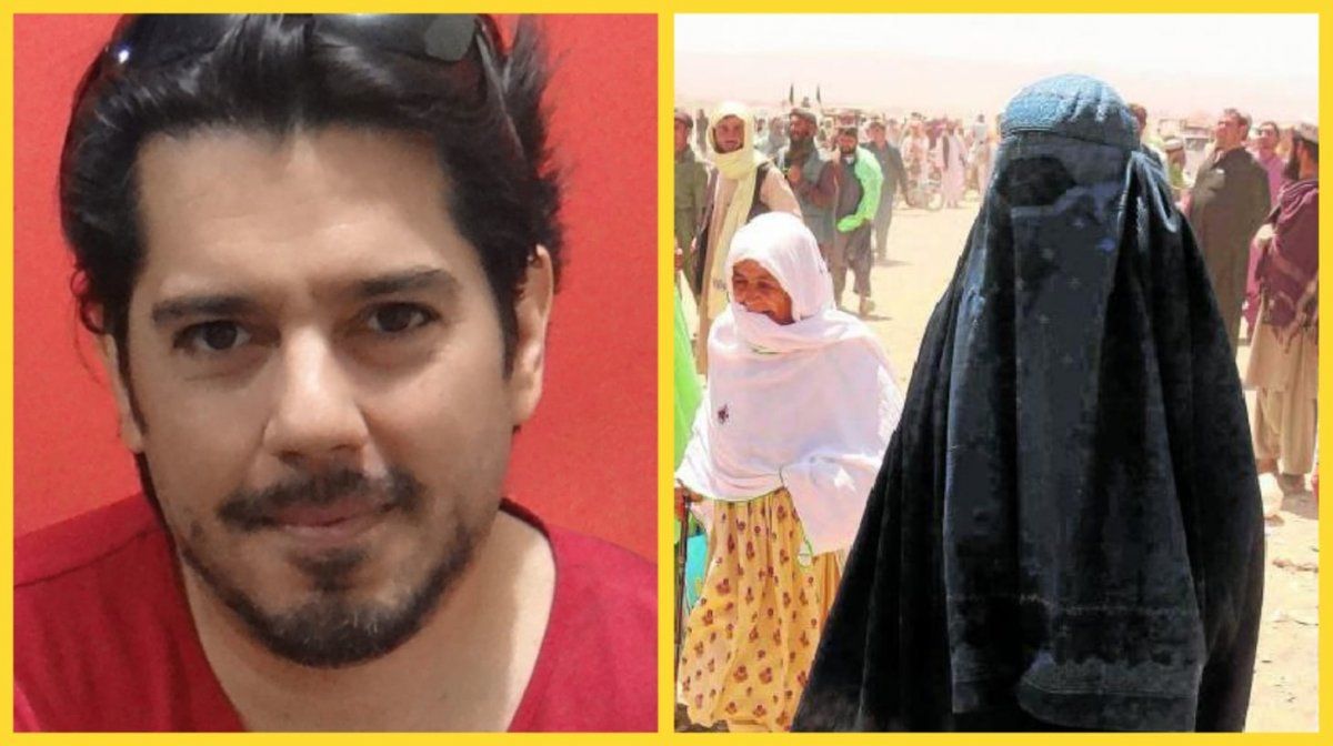 Un conductor de televisión invitó a las feministas a trabajar en Afganistán.