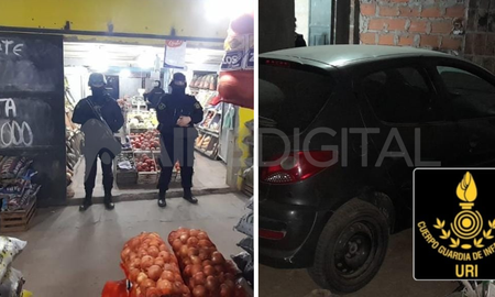 Allanamiento en una verdulería de Avenida Blas Parera Allanamiento en una verdulería de Avenida Blas Parera