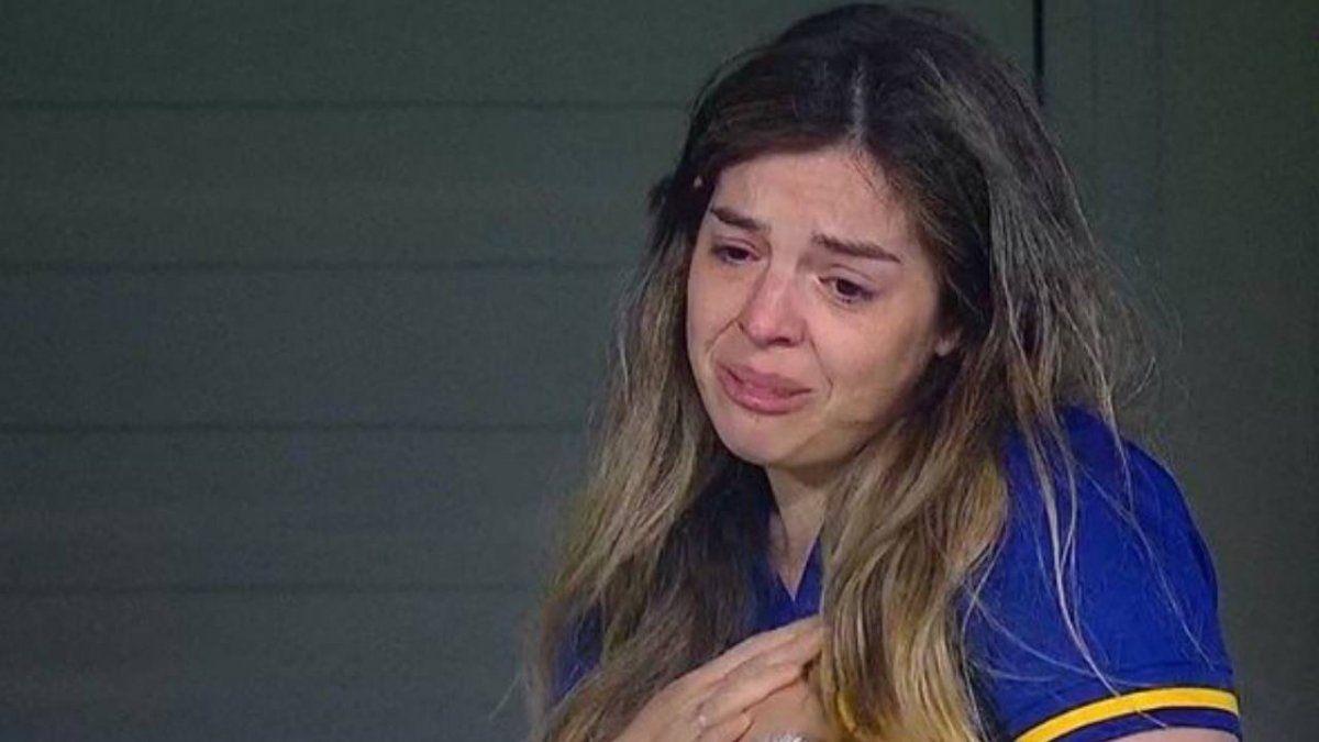 A Dalma Maradona se la vio llorando en el palco.