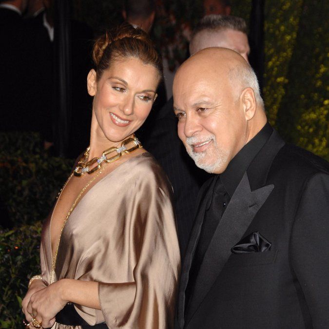 René Angélil junto a Celine 