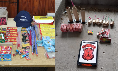 Secuestraron pirotecnia en diversos operativos en Santa Fe y Santo Tomé. Secuestraron pirotecnia en diversos operativos en Santa Fe y Santo Tomé.