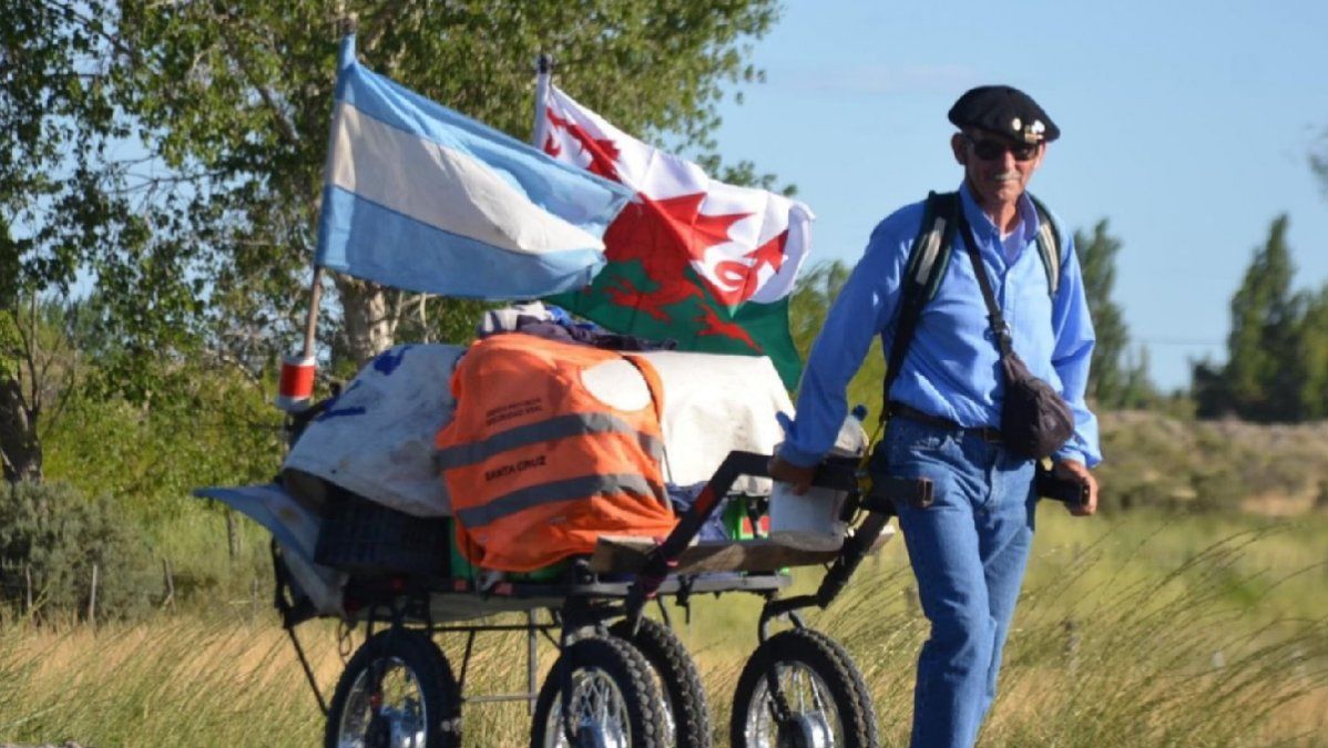 De Ushuaia a Canadá: con 63 años caminó 23 mil kilómetros.