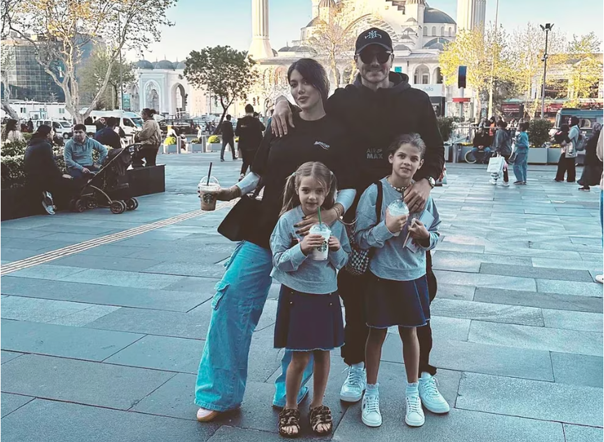 Wanda Nara viajó a Turquía para visitar a sus hijas y a Mauro Icardi.