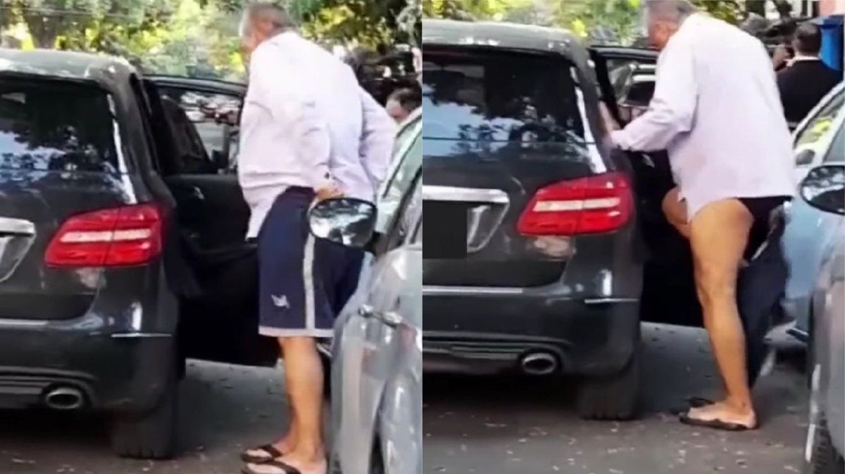 El insólito video de Luis Ventura desnudándose en plena calle: Esto no va a quedar así