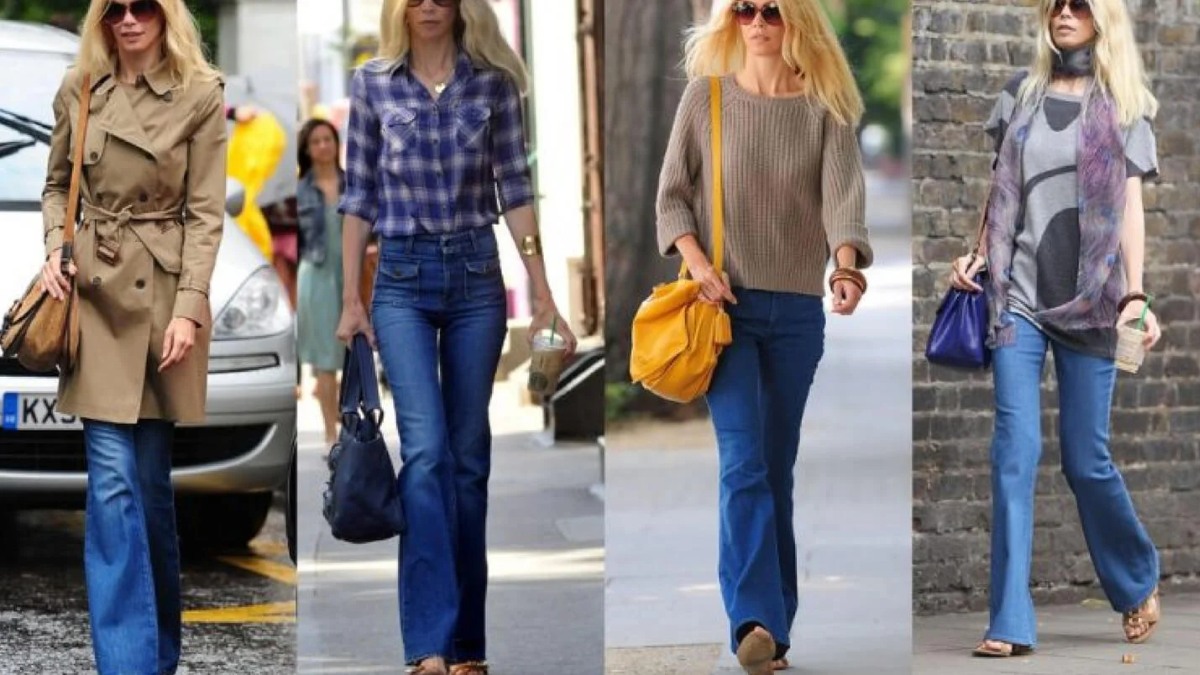 Los jeans Bootcut fueron creados para ser usados con botas al tobillo. Los jeans Bootcut fueron creados para ser usados con botas al tobillo.