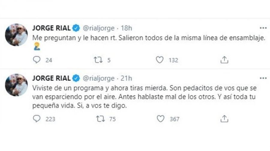 Jorge Rial dedicó un demoledor mensaje en la red