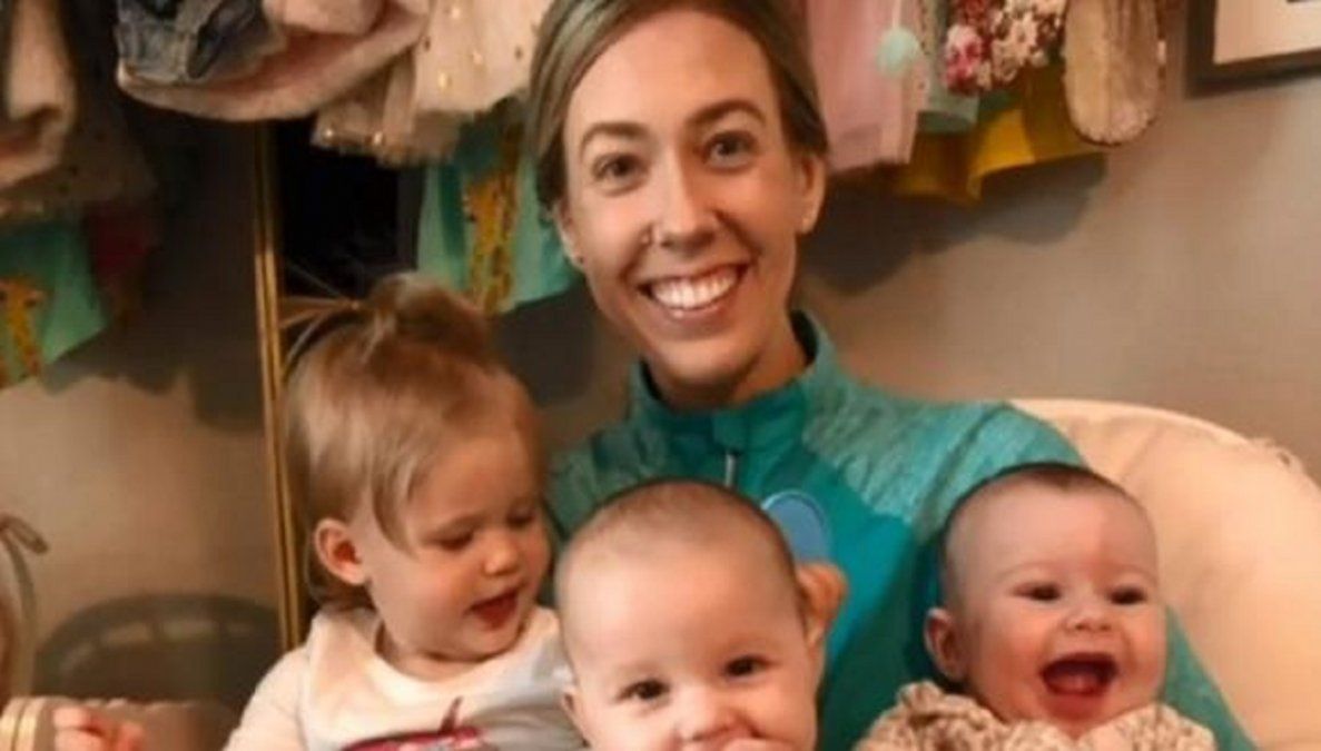 Una mujer dio a luz a tres bebés en un mismo año